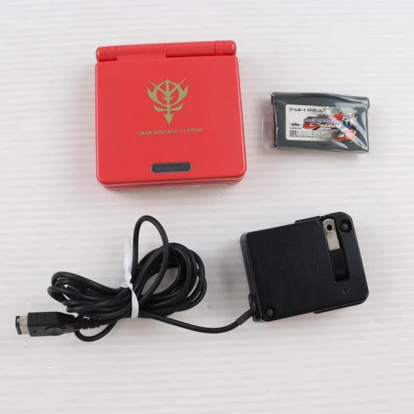 『中古即納』{GBA} (本体) SDガンダム Gジェネレーション アドバンス ゲームボーイアドバンスSPシャア専用カラー同梱版 バンダイ(AGS-S-SZRBGA)(20031127)