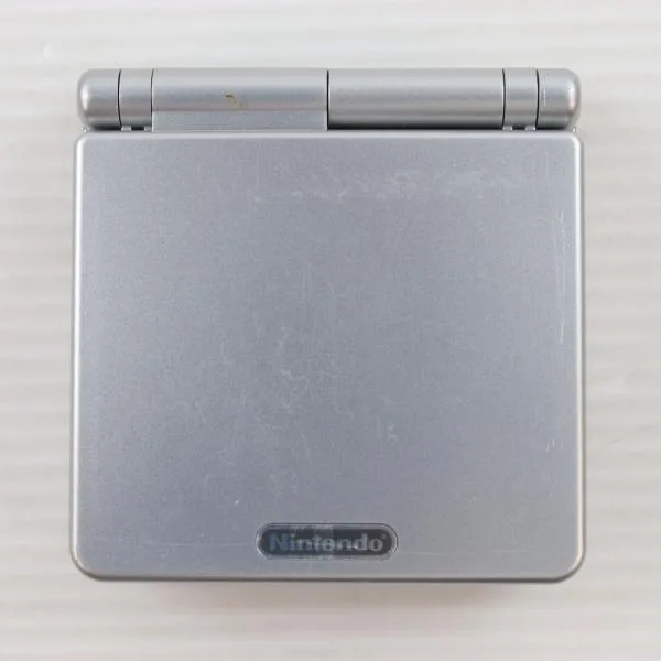 เครื่องเกม Game Boy Advance SP มือสอง สีเงินแพลตินัม (AGS-S-ZVA)
