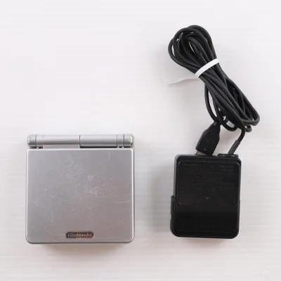 เครื่องเกม Game Boy Advance SP มือสอง สีเงินแพลตินัม (AGS-S-ZVA)