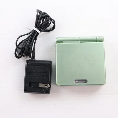 『中古即納』{GBA} (本体) GAMEBOY ADVANCE SP(ゲームボーイアドバンスSP) パールグリーン 任天堂(AGS-S-PMA)(20041118)