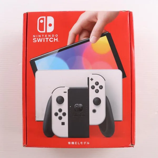 『中古即納』{Switch} (本体) Nintendo Switch(ニンテンドースイッチ) 有機ELモデル Joy-Con(L)/(R) ホワイト 任天堂(HEG-S-KAAAA)(20211008)