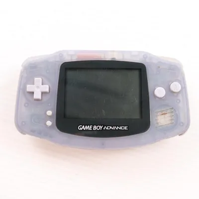 『中古即納』{GBA} (本体) GAMEBOY ADVANCE(ゲームボーイアドバンス) ミルキーブルー 任天堂(AGB-S-MBA)(20010321)