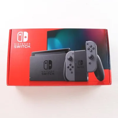 『中古即納』{Switch} (本体)(未使用) Nintendo Switch(ニンテンドースイッチ) Joy-Con(L)/(R) グレー 任天堂(HAD-S-KAAAA)(20190830)