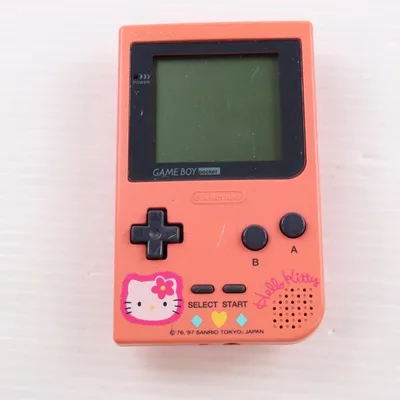 『中古即納』{GB} (本体) サンリオショップ限定 ハローキティ GAMEBOY pocket(ゲームボーイポケット) イマジニア(MGB-001)(19971205)