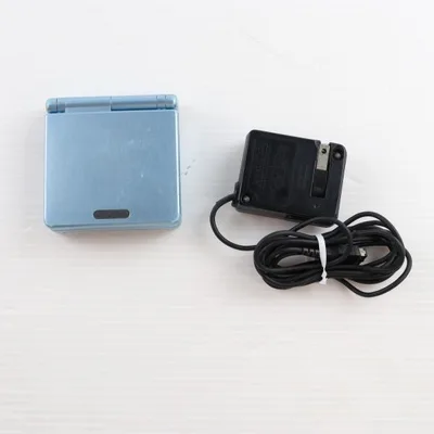 『中古即納』{GBA} (本体) GAMEBOY ADVANCE SP(ゲームボーイアドバンスSP) パールブルー 任天堂(AGS-S-PBA)(20030905)