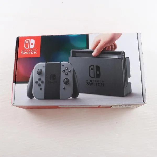 『中古即納』{Switch} (本体) Nintendo Switch(ニンテンドースイッチ) Joy-Con(L)/R グレー 任天堂(HAC-S-KAAAA)(20170303)