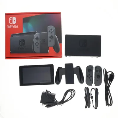 『中古即納』{Switch} (本体) Nintendo Switch(ニンテンドースイッチ) Joy-Con(L)/(R) グレー 任天堂(HAD-S-KAAAH)(20230412)