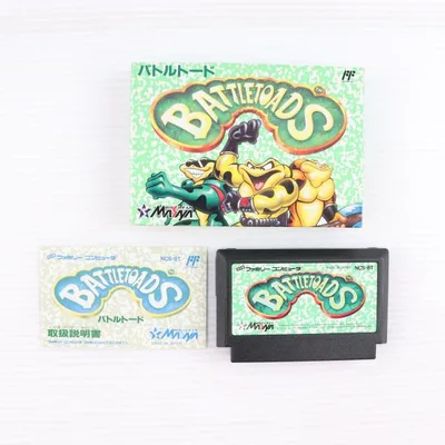 『中古即納』{FC} BATTLETOADS(バトルトード) メサイヤ(19911220)