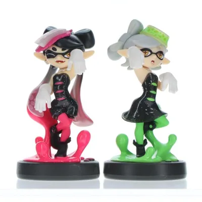 amiibo ชุด Squid Sisters (Callie/Marie) จาก Splatoon มือสอง Nintendo (NVL-E-AE2B)