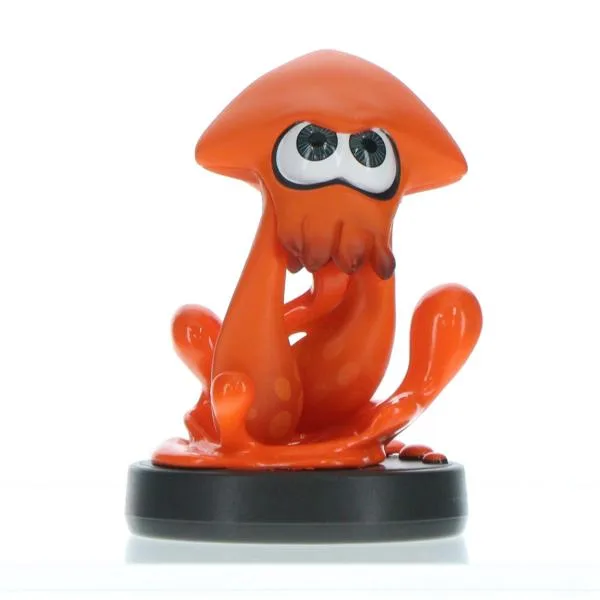 『中古即納』{ACC}{Switch} amiibo(アミーボ) イカ【オレンジ】(スプラトゥーンシリーズ) 任天堂(NVL-C-AEAH)(20160707)