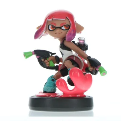 『中古即納』{ACC}{Switch} amiibo(アミーボ) ガール【ネオンピンク】(スプラトゥーンシリーズ) 任天堂(NVL-C-AEAJ)(20170721)