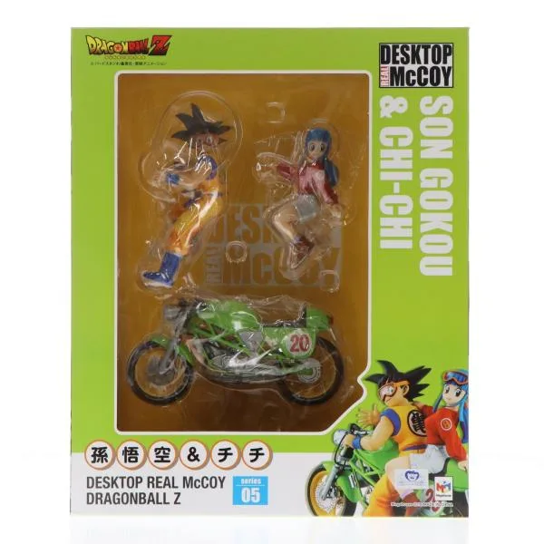 『中古即納』{FIG} DESKTOP REAL McCOY(デスクトップリアルマッコイ) 05 孫悟空&チチ ドラゴンボール 完成品 フィギュア メガハウス(20160730)