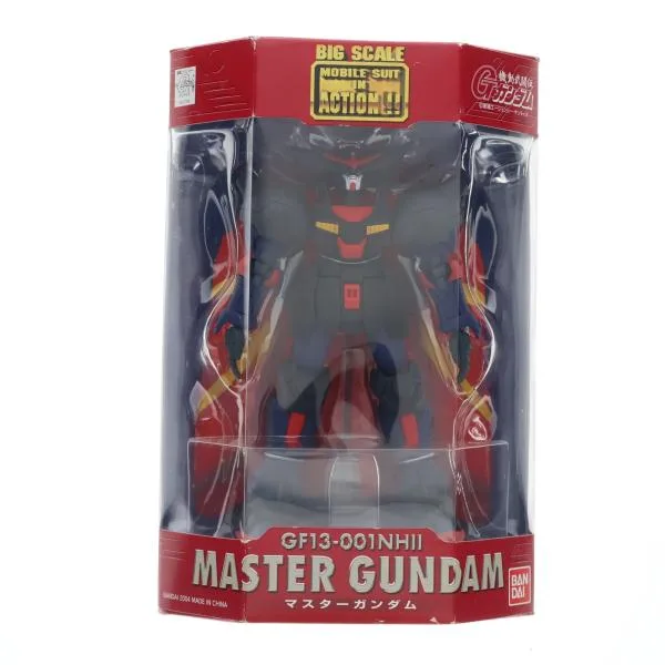 『中古即納』{FIG} BIG SCALE MS IN ACTION!! GF13-001NHII マスターガンダム 機動武闘伝Gガンダム フィギュア バンダイ(20040331)
