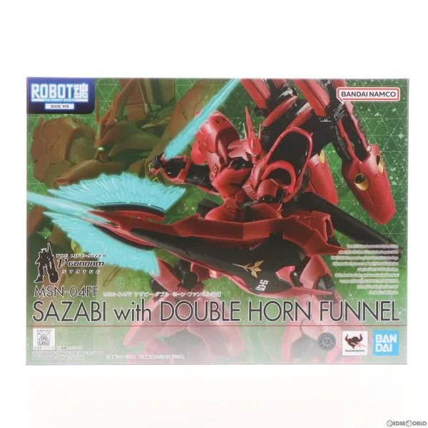 『中古即納』{FIG} 魂ウェブ限定 ROBOT魂(SIDE MS) MSN-04FF サザビー ダブル・ホーン・ファンネル装備 ガンダム フィギュア バンダイスピリッツ(20240215)