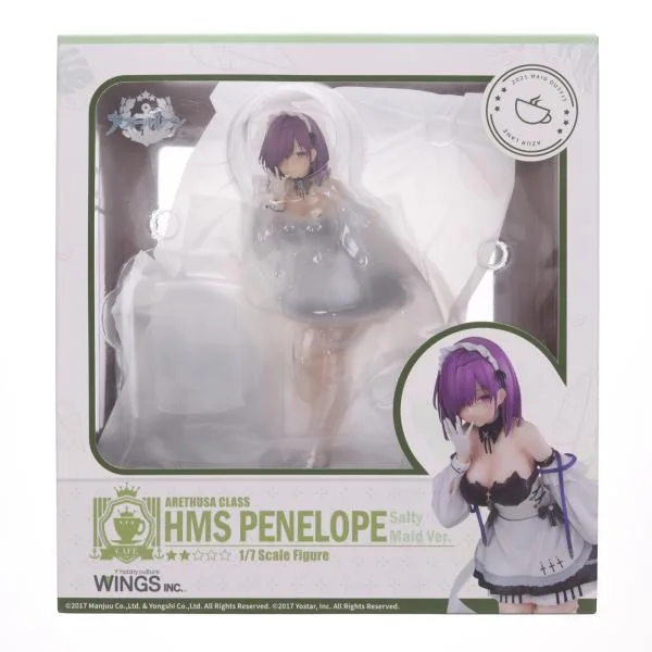 『中古即納』{FIG} ペネロピ ソルティー メイド Ver. アズールレーン 1/7 完成品 フィギュア WINGS inc.(双翼社)(20231227)