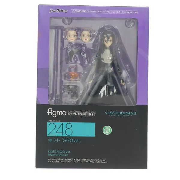 『中古即納』{FIG} figma(フィグマ) 248 キリト GGOver. ソードアート・オンラインII 完成品 可動フィギュア マックスファクトリー(20150719)