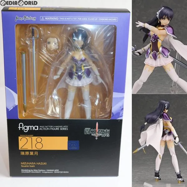 『中古即納』{FIG} figma(フィグマ) 218 瑞原葉月(みずはらはづき) 闘神都市 完成品 可動フィギュア グッドスマイルカンパニー(20140621)