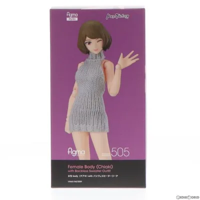 『中古即納』{FIG} figma 505 女性body(チアキ) with バックレスセーターコーデ figma styles 可動フィギュア マックスファクトリー(20211001)