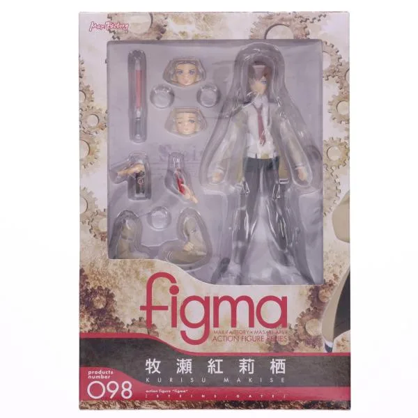 『中古即納』{FIG} figma(フィグマ) 098 牧瀬紅莉栖(まきせくりす) STEINS;GATE(シュタインズ・ゲート) 完成品 可動フィギュア マックスファクトリー(20131219)