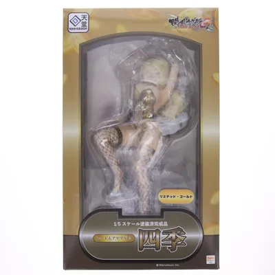 『中古即納』{FIG} レートもアゲアゲ♪ 四季(しき) リミテッド・ゴールド 閃乱カグラ NewWave Gバースト 1/5 完成品 フィギュア 回天堂(20230907)