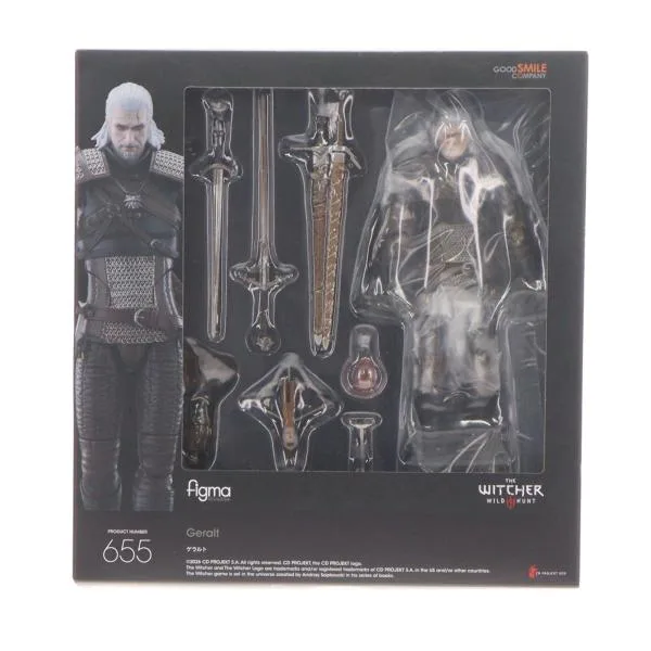 『中古即納』{FIG} figma 655 ゲラルト ウィッチャー3 ワイルドハント フィギュア グッスマ&一部オンライン限定 グッドスマイルカンパニー(20230630)