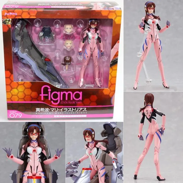 『中古即納』{FIG} figma 真希波・マリ・イラストリアス 新型プラグスーツver. ヱヴァンゲリヲン新劇場版:破 フィギュア マックスファクトリー(20101130)