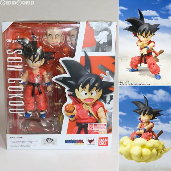 『中古即納』{FIG} S.H.Figuarts(フィギュアーツ) 孫悟空-少年期- ドラゴンボール 完成品 フィギュア バンダイ(20180119)