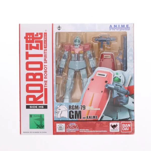 『中古即納』{FIG} ROBOT魂(SIDE MS) RGM-79 ジム ver. A.N.I.M.E. 機動戦士ガンダム 完成品 可動フィギュア バンダイ(20210731)