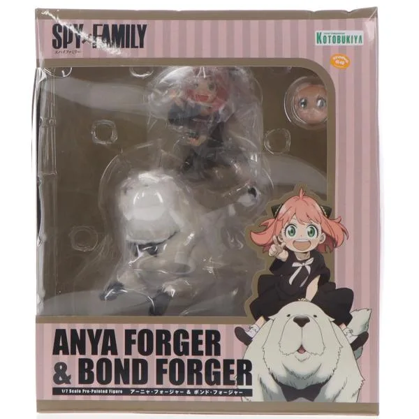 『中古即納』{FIG} コトブキヤショップ限定特典付属 アーニャ・フォージャー&ボンド・フォージャー SPY×FAMILY 1/7(PV063)(20230630)