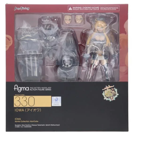 『中古即納』{FIG} (再販) GOODSMILE ONLINE限定特典付 figma 330 Iowa 艦隊これくしょん -艦これ- フィギュア マックスファクトリー(20210515)