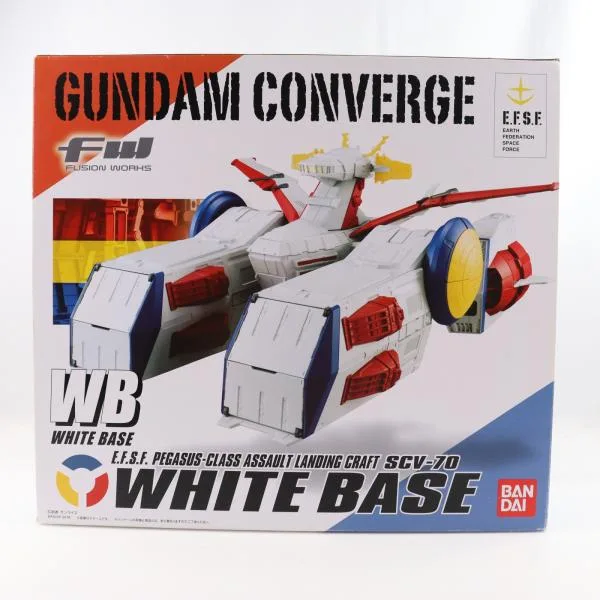 "ใช้แล้วจัดส่งทันที" {FIG} (ของเล่นลูกกวาด) FW GUNDAM CONVERGE WHITE BASE Mobile Suit Gundam ฟิกเกอร์ Bandai เสร็จสมบูรณ์ (20180324)