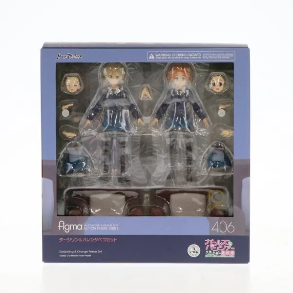 『中古即納』{FIG} GOODSMILE ONLINE SHOP特典付属 figma ダージリン&オレンジペコセット ガルパン フィギュア マックスファクトリー(20190124)