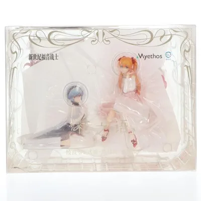 『中古即納』{FIG} 初回封入特典付属 綾波レイ&式波・アスカ・ラングレー 花の言Ver. エヴァンゲリオン 1/7 完成品 フィギュア Myethos(ミートス)(20240303)
