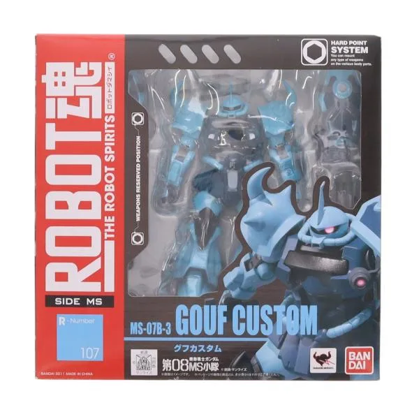 『中古即納』{FIG} ROBOT魂(SIDE MS) グフカスタム 機動戦士ガンダム 第08MS小隊 完成品 可動フィギュア バンダイ(20111126)