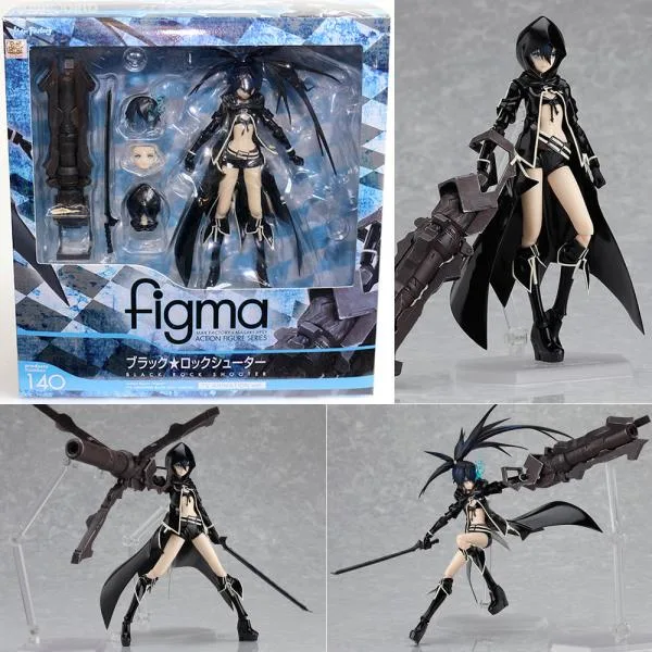 『中古即納』{FIG} figma 140 ブラック★ロックシューター TV ANIMATION ver. TV ANIMATION BLACK ROCK SHOOTER フィギュア マックスファクトリー(20120810)