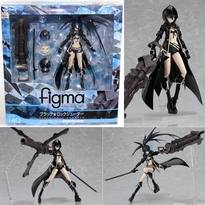 『中古即納』{FIG} figma 140 ブラック★ロックシューター TV ANIMATION ver. TV ANIMATION BLACK ROCK SHOOTER フィギュア マックスファクトリー(20120810)