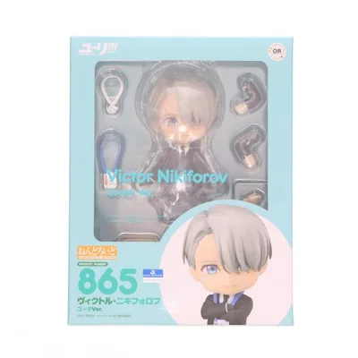 『中古即納』{FIG} ねんどろいど 865 ヴィクトル・ニキフォロフ コーチVer. ユーリ!!! on ICE 完成品 可動フィギュア オランジュ・ルージュ(20180621)