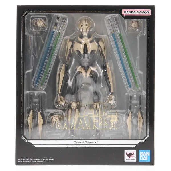 『中古即納』{FIG} S.H.Figuarts グリーヴァス将軍 STAR WARS(スター・ウォーズ) エピソード3/シスの復讐 フィギュア バンダイスピリッツ(20251129)