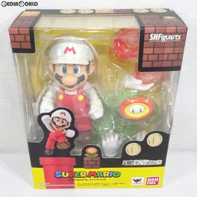 『中古即納』{FIG} 魂ウェブ商店限定 S.H.Figuarts(フィギュアーツ) ファイアマリオ スーパーマリオブラザーズ 完成品 可動フィギュア バンダイ(20150930)