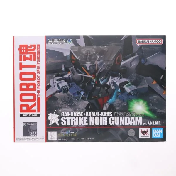 『中古即納』{FIG} ROBOT魂 GAT-X105E+AQM/E-X09S ストライクノワールガンダム ver. A.N.I.M.E. STARGAZER フィギュア バンダイスピリッツ(20241123)