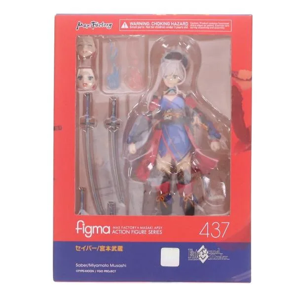 『中古即納』{FIG} figma 437 セイバー/宮本武蔵 Fate/Grand Order(フェイト/グランドオーダー) 可動フィギュア マックスファクトリー(20191130)