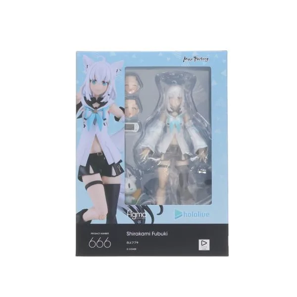 『中古即納』{FIG} figma 666 白上フブキ ホロライブプロダクション フィギュア GOODSMILE ONLINE&各種オンライン限定 マックスファクトリー(20260929)