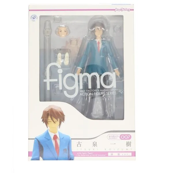 『中古即納』{FIG} figma(フィグマ) 007 古泉一樹(こいずみいつき) 制服ver. 涼宮ハルヒの憂鬱 完成品 可動フィギュア マックスファクトリー(20080627)