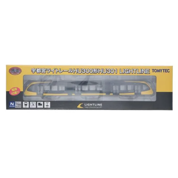 『中古即納』{RWM} 322269 鉄道コレクション(鉄コレ) 宇都宮ライトレールHU300形 HU301 LIGHTLINE(動力無し) Nゲージ 鉄道模型 TOMYTEC(20230831)