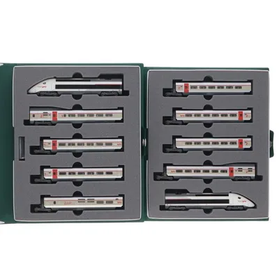 『中古即納』{RWM} 10-1325 TGV Lyria(リリア) 10両セット(動力付き) Nゲージ 鉄道模型 KATO(カトー)(20160430)