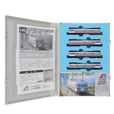 『中古即納』{RWM} A0443 105系 仙石線 旧塗装 4両セット(動力付き) Nゲージ 鉄道模型 MICRO ACE(マイクロエース)(20021230)