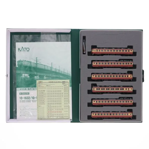 『中古即納』{RWM} 10-1633 455系 急行「ばんだい」 6両セット(動力付き) Nゲージ 鉄道模型 KATO(カトー)(20230729)