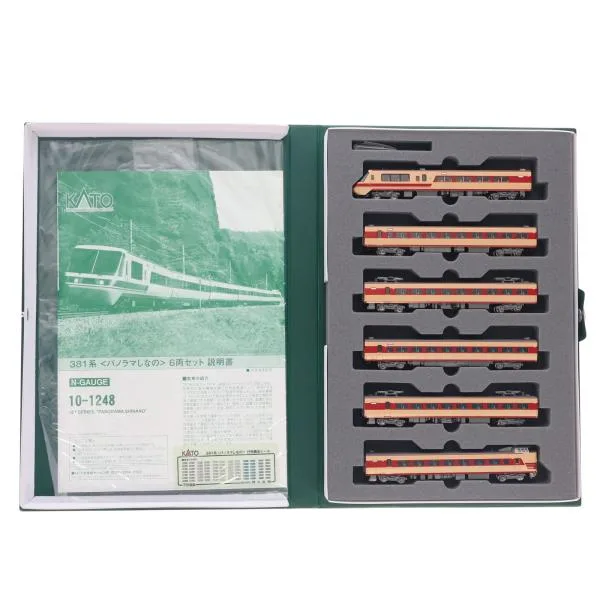 『中古即納』{RWM} 10-1248 381系 「パノラマしなの」 6両セット(動力付き) Nゲージ 鉄道模型 KATO(カトー)(20150630)