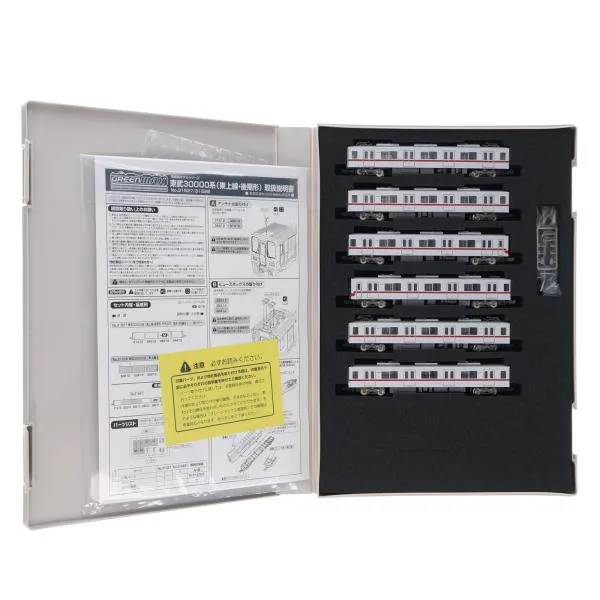 『中古即納』{RWM} 31528 東武30000系(東上線・後期形) 増結用中間車6両セット(動力無し) Nゲージ 鉄道模型 GREENMAX(グリーンマックス)(20211218)
