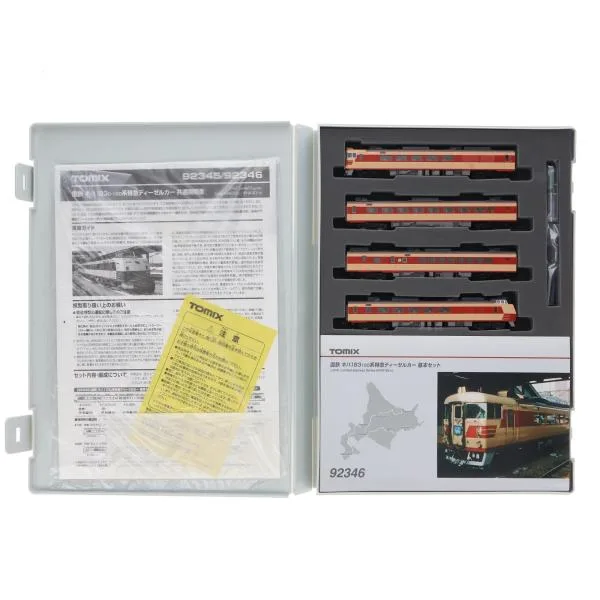 『中古即納』{RWM} 92346 国鉄 キハ183-100系 特急ディーゼルカー 基本セット(4両)(動力付き) Nゲージ 鉄道模型 TOMIX(トミックス)(20180531)